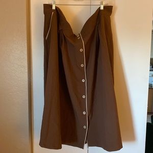 Modcloth, business casual, midi skirt, 4x